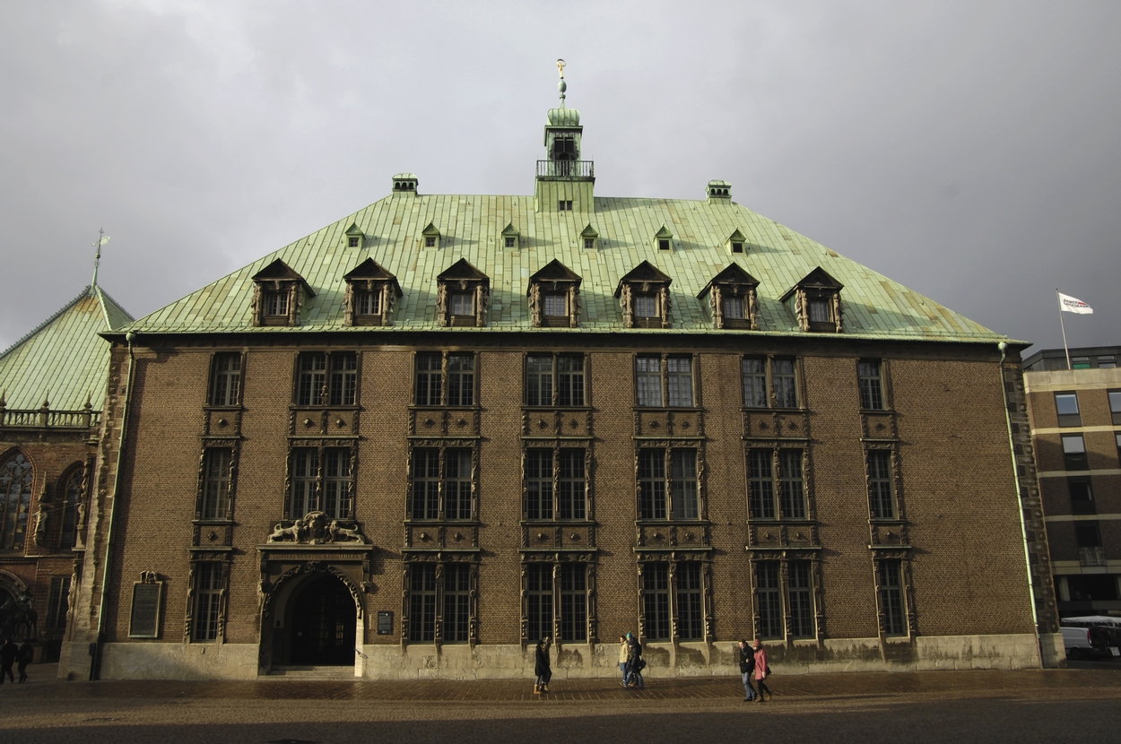 Bremen, Rathaus, Seite
