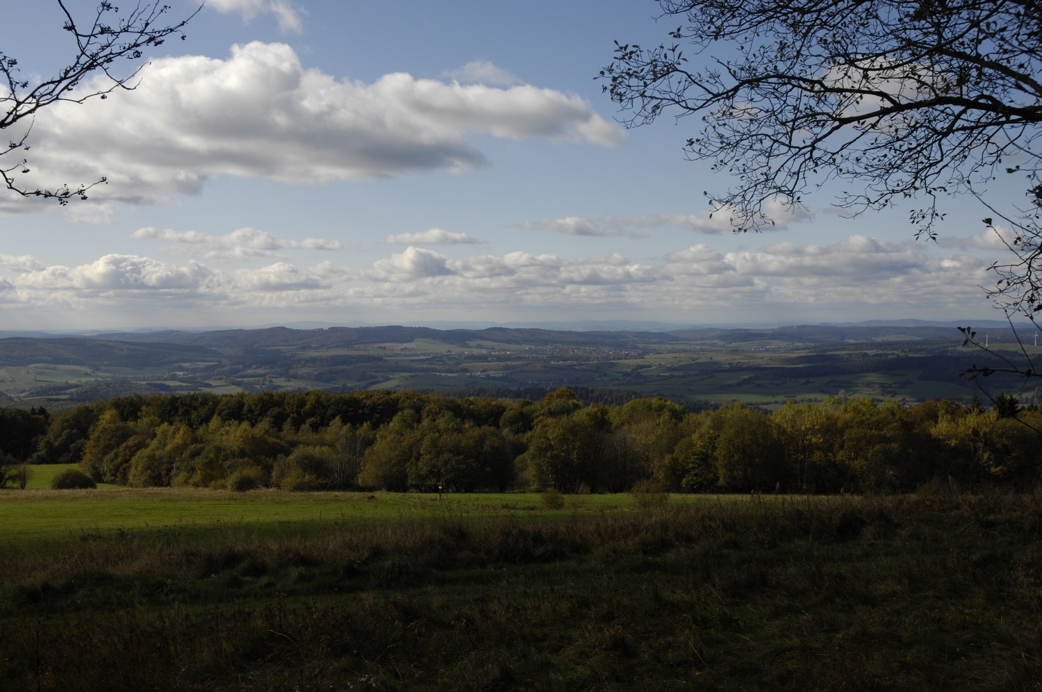 Hoher Meissner, Blick vom Naturfreundehaus