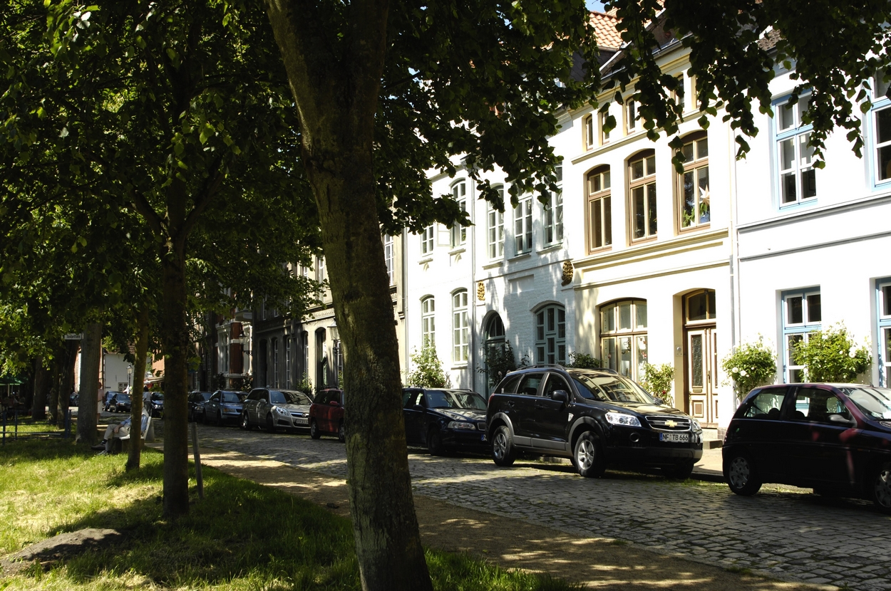 Friedrichstadt, Huserzeile