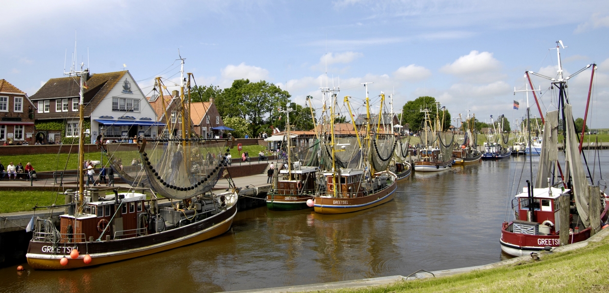 Greetsiel, Fischerboote