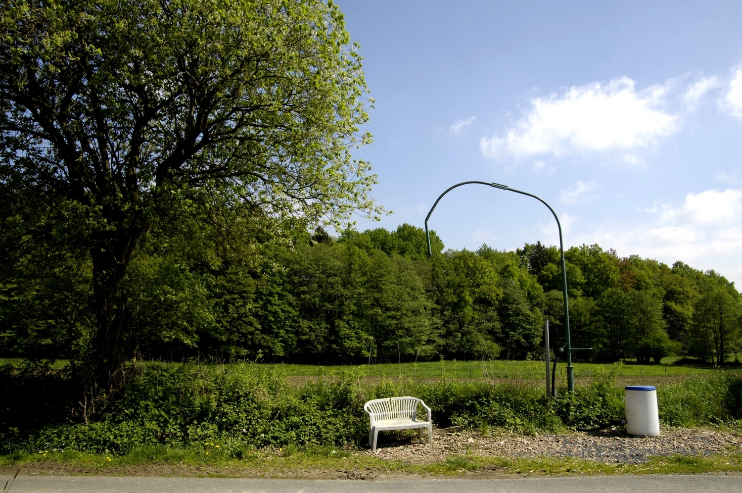 Dinkelhausen, Wiese am Ende des Weges