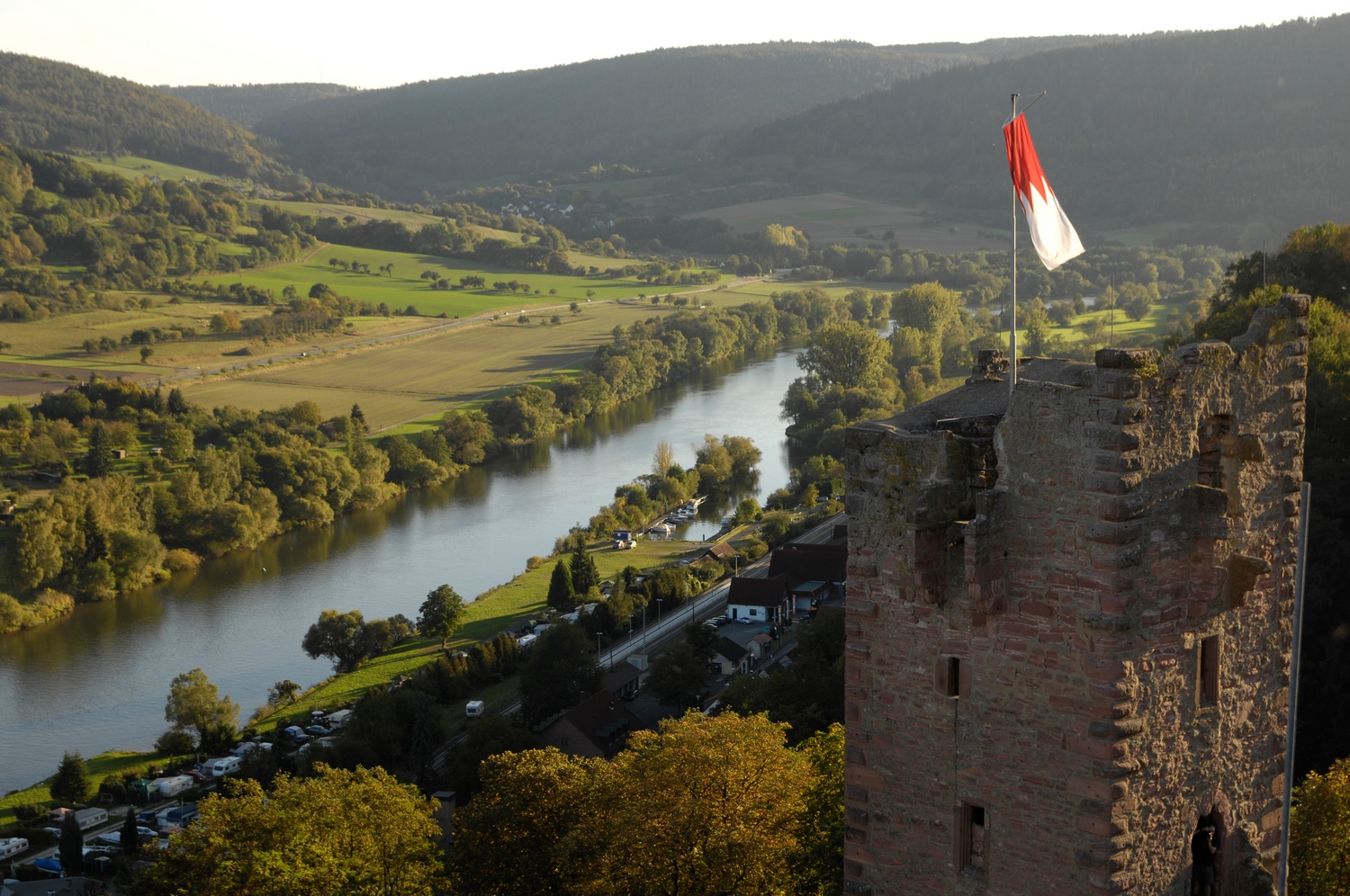 Stadtprozelten, Blick auf den Main