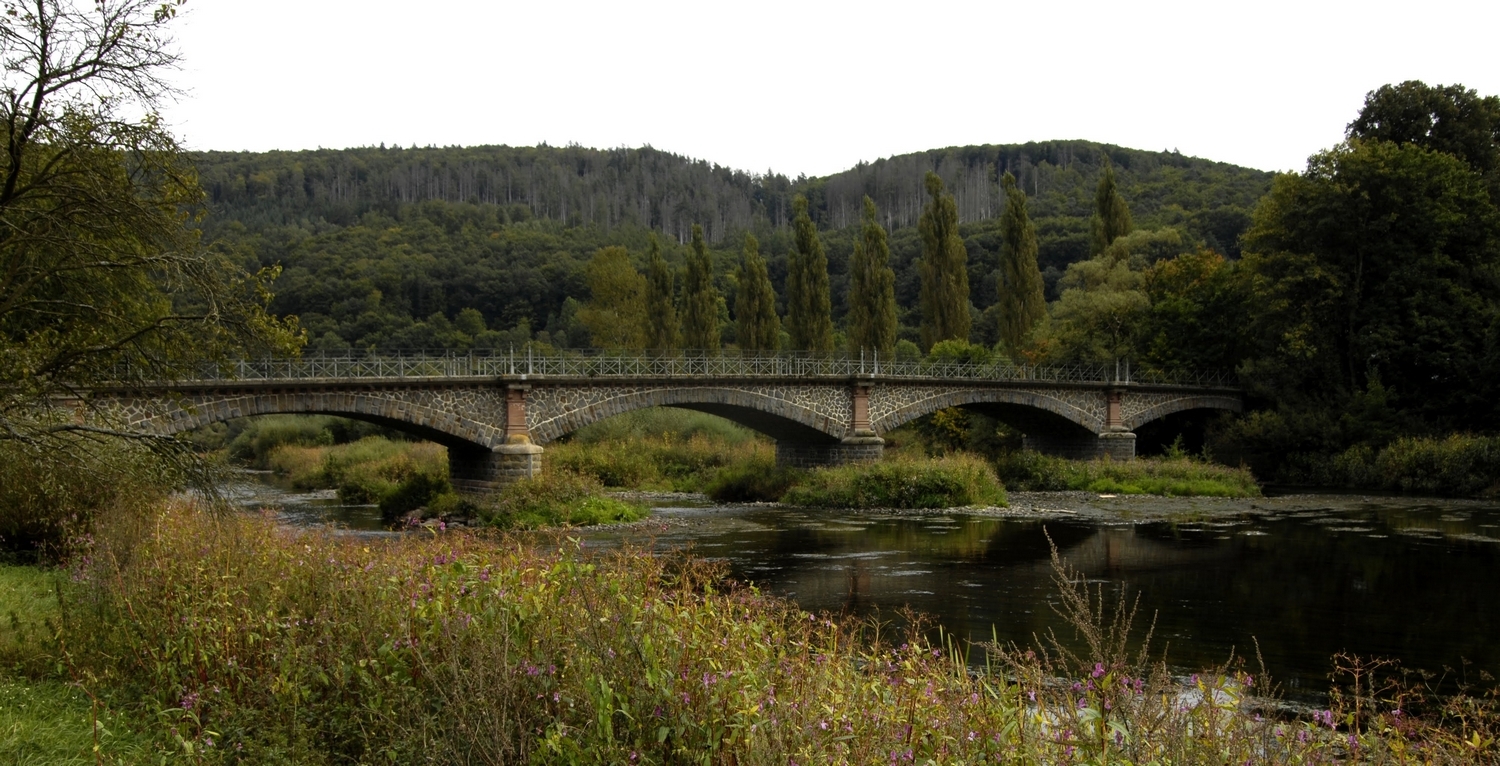 Schmittlotheim, Ederbrcke am Bahnhof