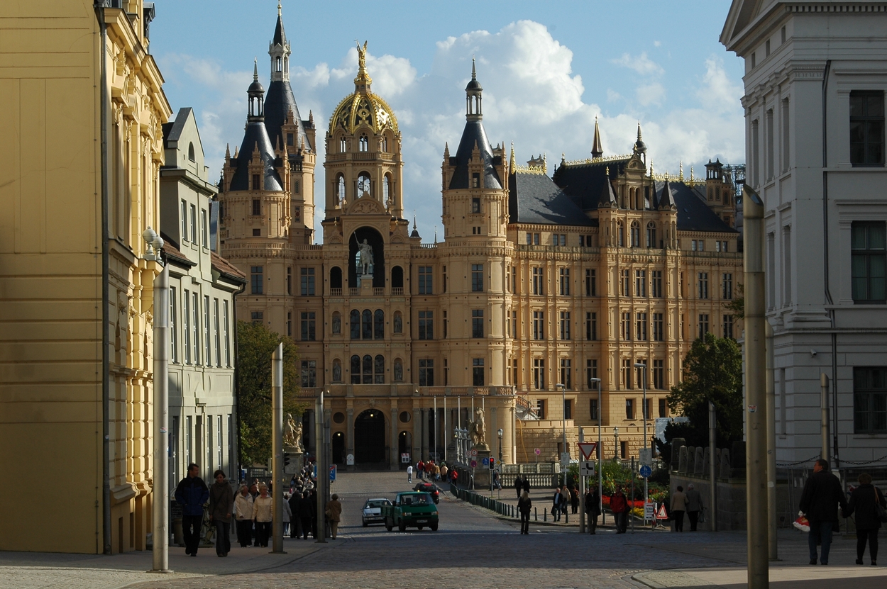 Schwerin, Schloss hinter der Stadt
