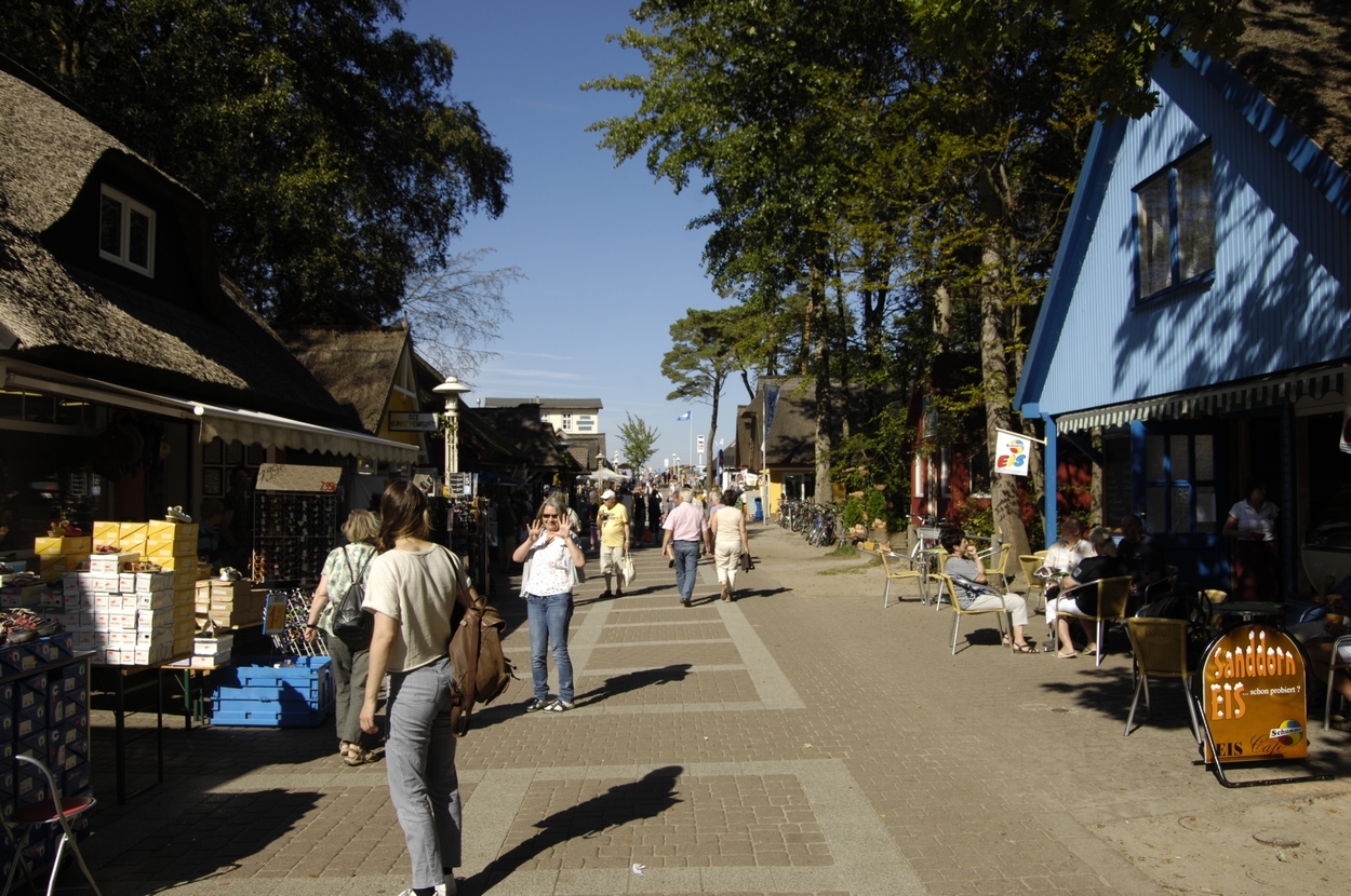 Prerow, eigene Stadt am Strand