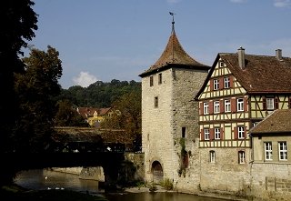 Hall Holzbrcke
