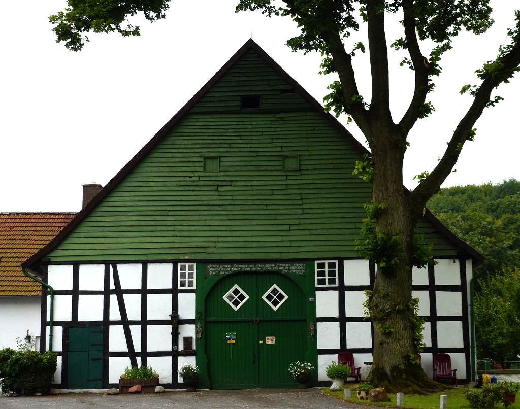 Borgholzhausen Barnhausen Fachwerkhof